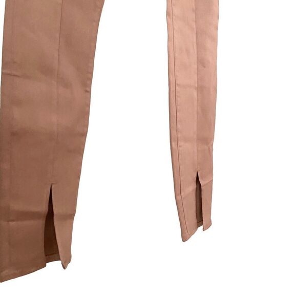 NWT L’AGENCE Jyothi High Rise Split Ankle Jean in Cognac Coated in Size 26 - Picture 8 of 11